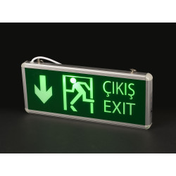Noas Acil Çıkış 3W Aşağı Çift Yönlü Acil Çıkış Armatürleri Yönlendirme Levhası Noas Acil Çıkış 3W Aşağı Çift Yönlü Acil Çıkış Armatürleri Yönlendirme Levhası