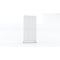 Usta Çelik 6'lı Ekonomik Soyunma Dolabı U-E06 980x370x1980mm Altılı