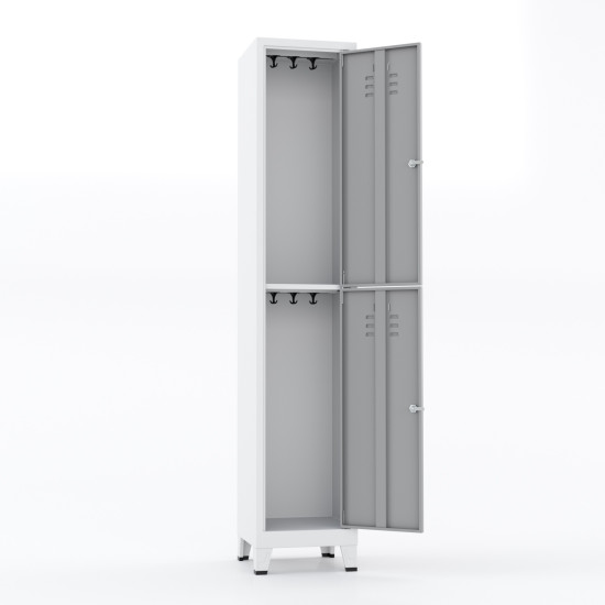 Usta Çelik 2'Li Ekonomik Üst Üste Soyunma Dolabı U-E022 370x350x1980mm İkili Usta Çelik 2'Li Ekonomik Üst Üste Soyunma Dolabı U-E022 370x350x1980mm İkili
