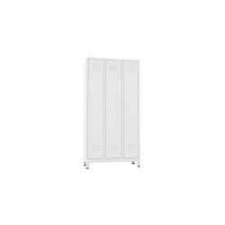 Usta Çelik 3'lü Ekonomik Soyunma Dolabı U-E03 980x370x1850mm Üçlü