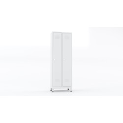 Usta Çelik 2'li İkili Ekonomik Soyunma Dolabı U-E02 660x370x1850mm 