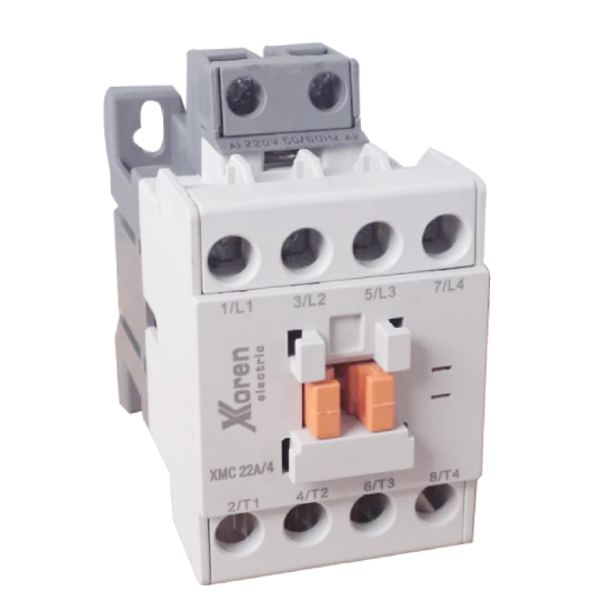 XKoren 32A 4 Kutup AC Tip 220V 15kW 2NO-2NC 40 Kasa Güç Kontaktörü XKoren 32A 4 Kutup AC Tip 220V 15kW 2NO-2NC 40 Kasa Güç Kontaktörü