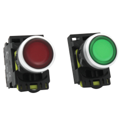 XKOREN 1NO+ 1NC Kontaklı Klipsli Anlık Led'li Yaylı Buton XKOREN 1NO+ 1NC Kontaklı Klipsli Anlık Led'li Yaylı Buton